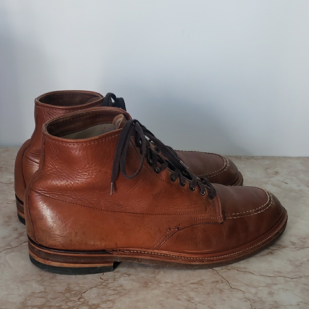 Alden Restoration Indy Men's Brown Leather Lace-Up Boots Size 12.5 - Picture 3 of 12